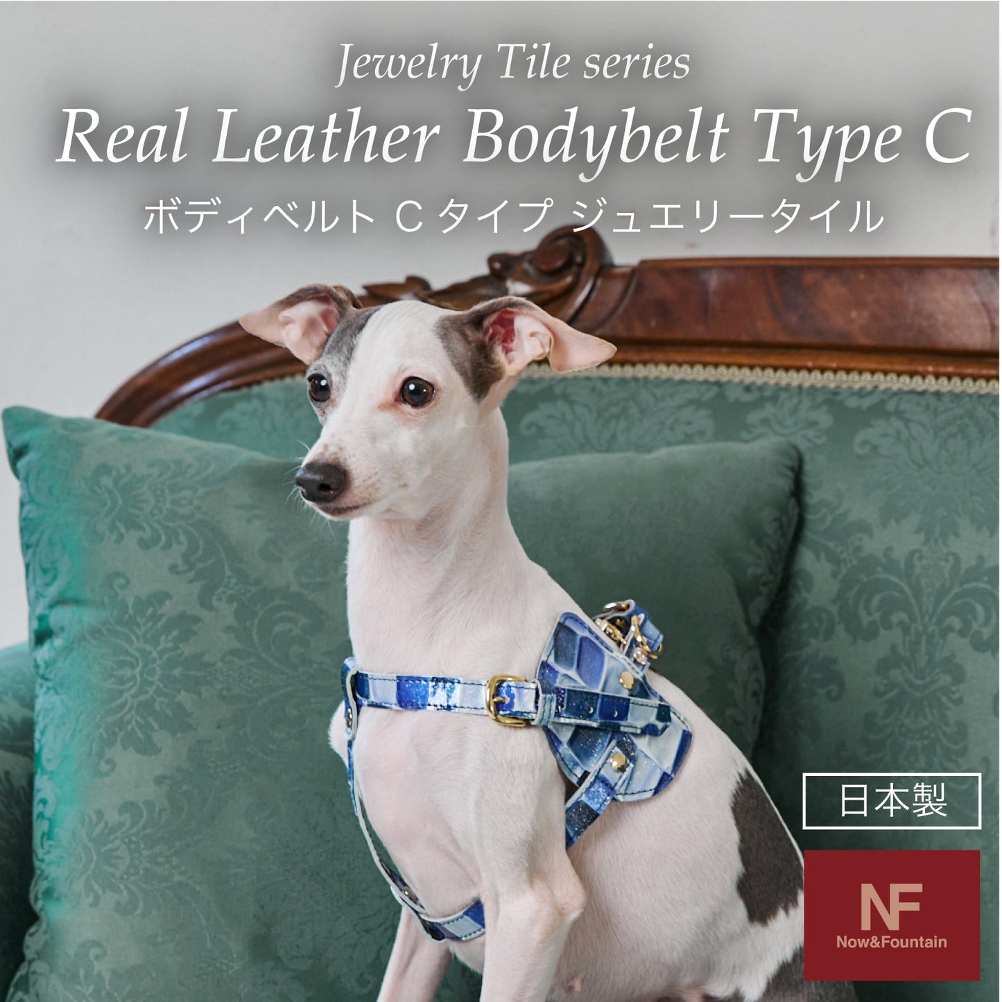 【予約販売 5月下旬発送】ボディベルト Cタイプ ジュエリータイル 2025限定ブルー