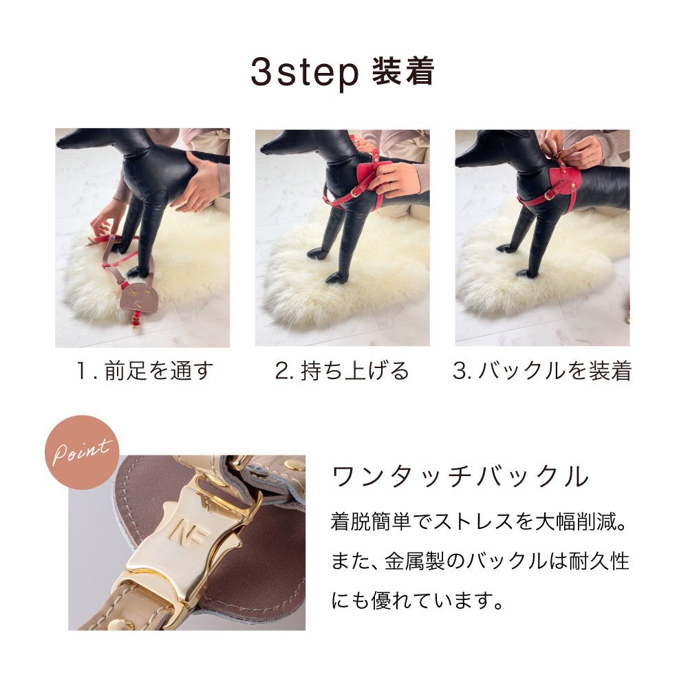 ボディベルト Dタイプ ジュエリーエンボス