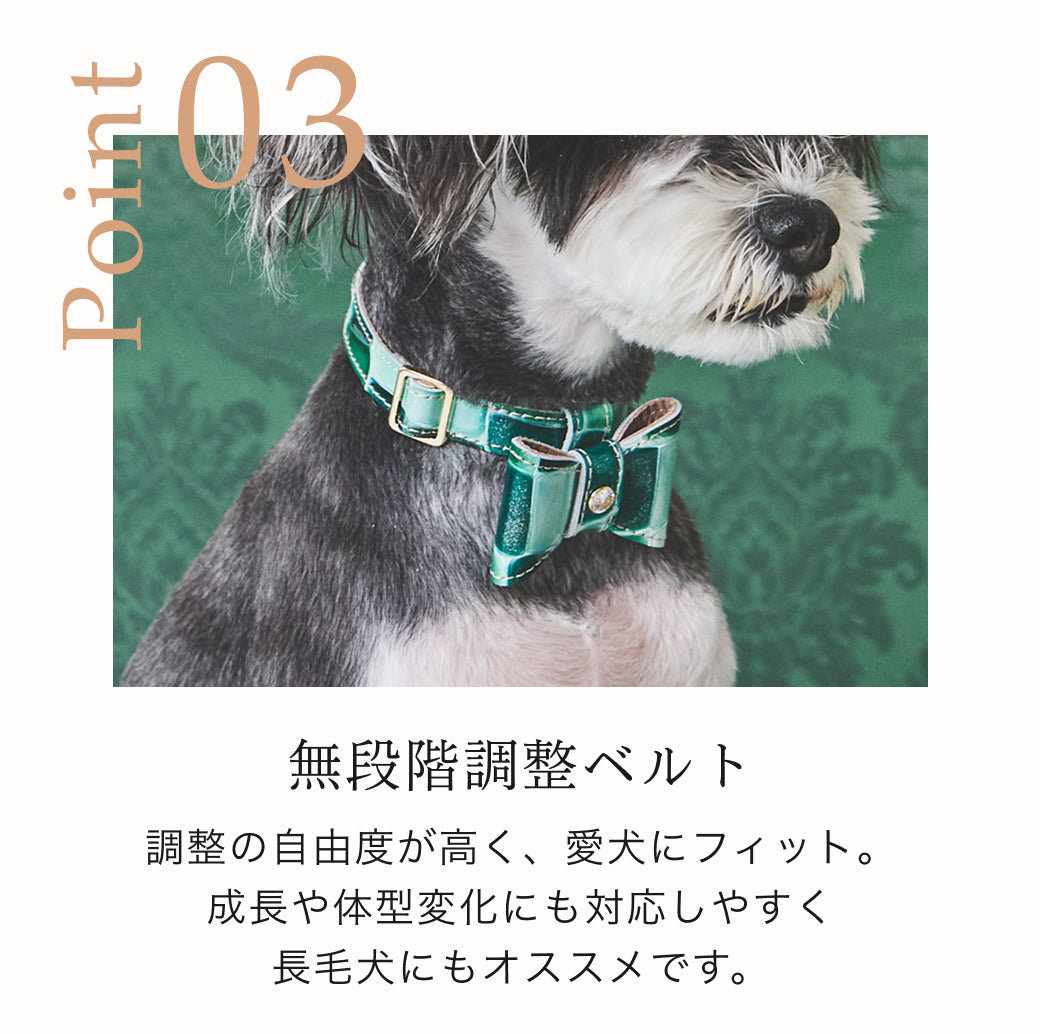 【予約：7月末頃発送】首輪 ジュエリータイル 2026限定グリーン