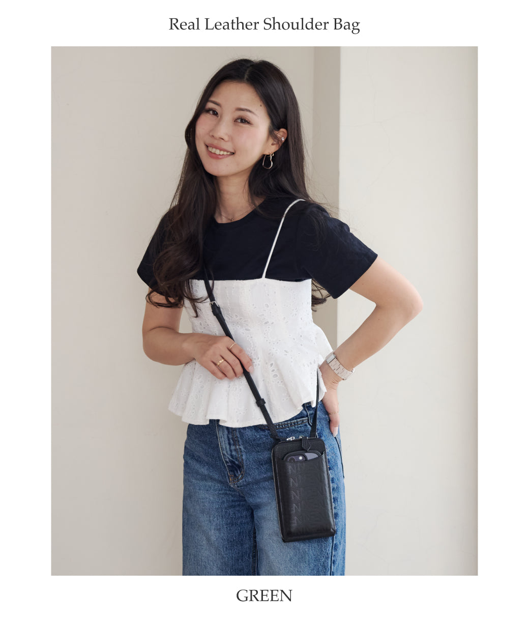 Paolo ウォレット機能付き本革スマホショルダー ナチュラルスキン BAGSDP001